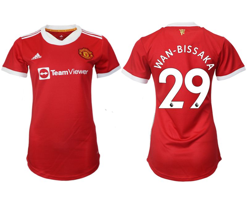 Women 2021-2022 Club Manchester United home aaa version red #29 Soccer Jerseys->women soccer jersey->Women Jersey